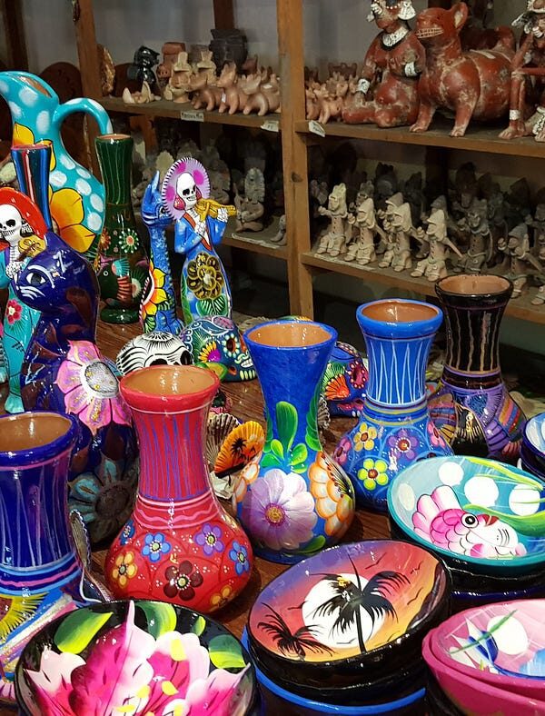 Handmade souvenirs and crafts displayed at a Sundarbans village shop